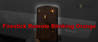 Why is my Firestick remote flashing orange?