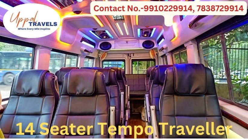 Experience Comfort in a 14 Seater Tempo Traveller