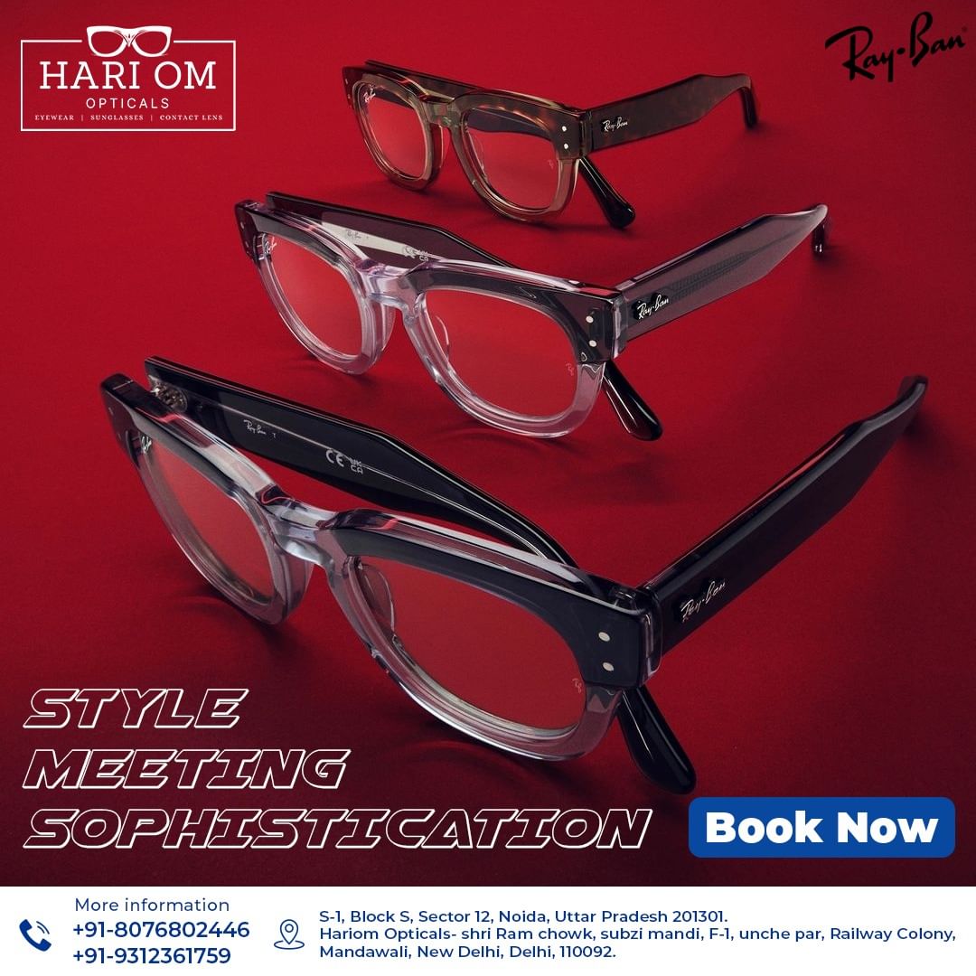 Hariom Opticals: Your Premier Eyewear Glasses Store Nearby .