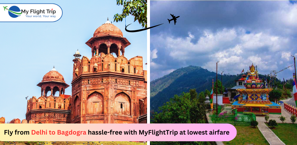 Flight from Delhi to Bagdogra hassle-free with MyFlightTrip at lowest airfare