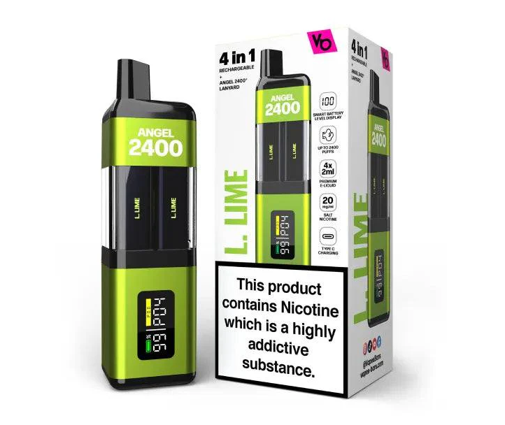 ANGEL 2400 4-in-1 L. Lime Disposable Vape