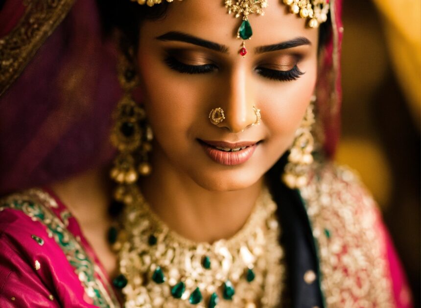 The Art of Indian Bridal Makeup: A Journey Through Tradition and Glamour